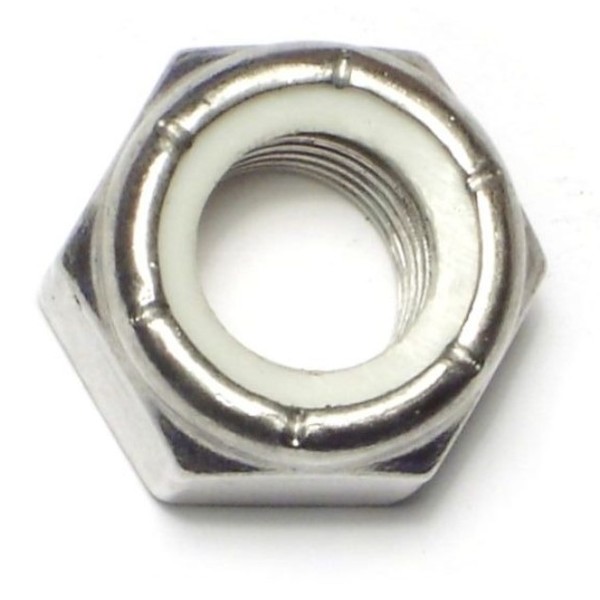 Midwest Fastener Nylon Insert Lock Nut, 5/8"-11, 18-8 Stainless Steel, Not Graded, 10 PK 51855